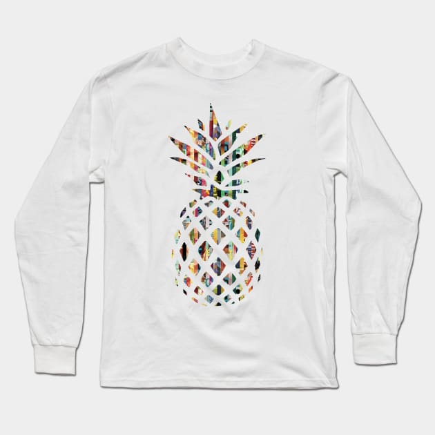 Pineapple Long Sleeve T-Shirt by Haptica